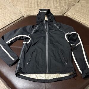 Nike Black and White Windbreaker Jacket